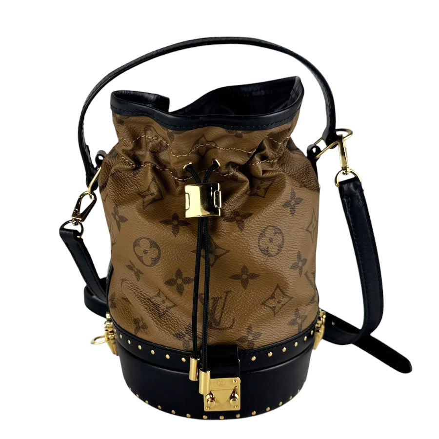 ルイ ヴィトン LOUIS VUITTON ショルダーバッグ モノグラム リバース プティット ノエ トランク/モノグラム リバース ブラウン/ブラック レディース M43511【中古】 z10433