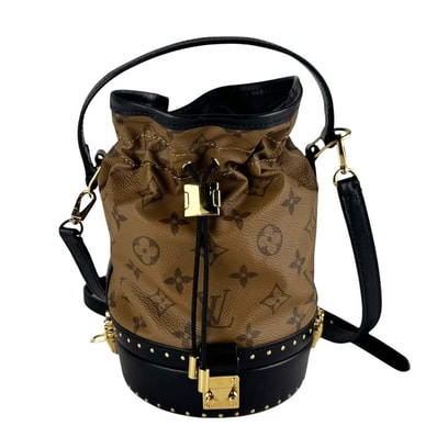 ルイ ヴィトン LOUIS VUITTON ショルダーバッグ モノグラム リバース プティット ノエ トランク/モノグラム リバース ブラウン/ブラック レディース M43511【中古】 z10433
