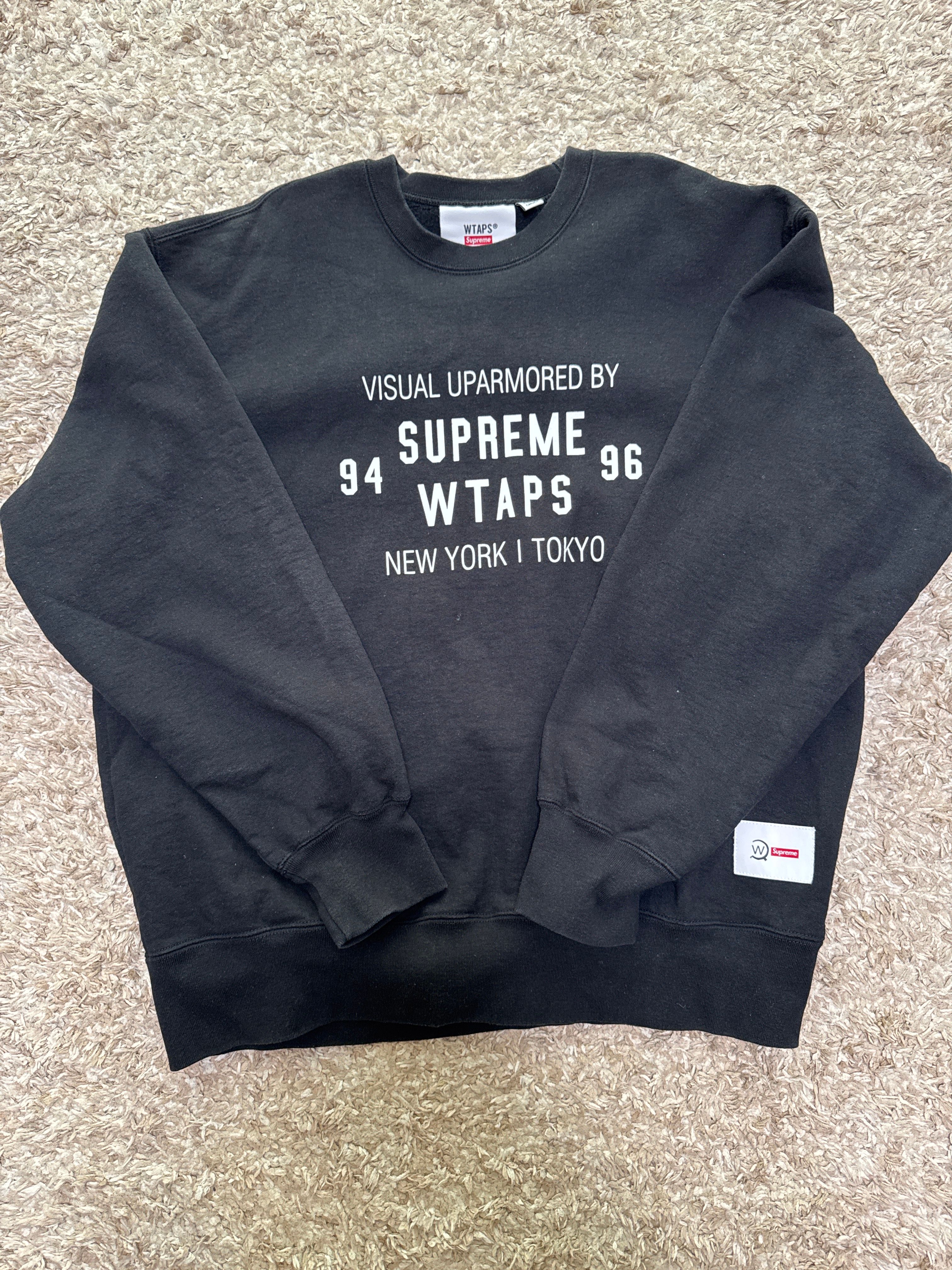 Supreme / WTAPS Crewneck "Black" 21274SPD-CSM03S