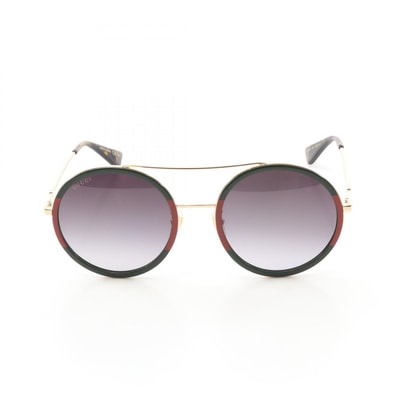 グッチ GUCCI サングラス 衣料品 GP / プラスチック メンズ レディース ゴールド系 / グリーン系 / レッド系 【中古】
