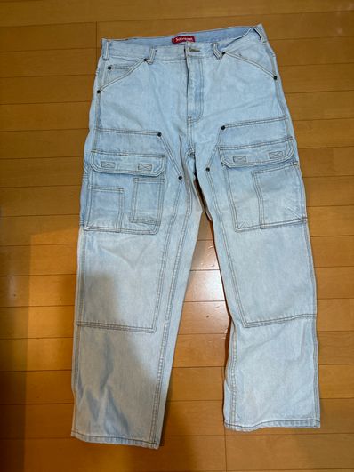 Supreme Double Knee Denim Utility Pant "Washed Blue"