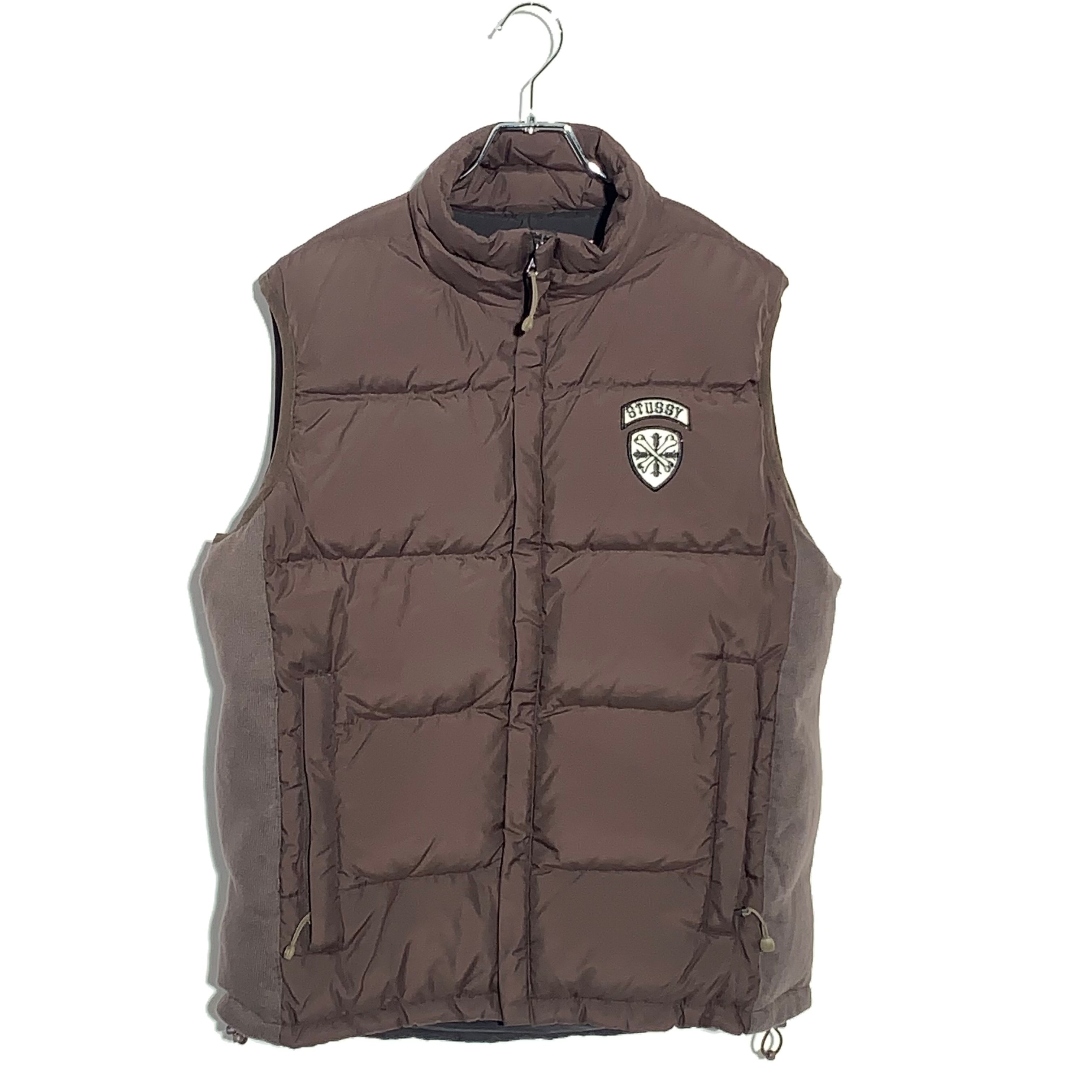 STUSSY RIPSTOP PADDED VEST Brown