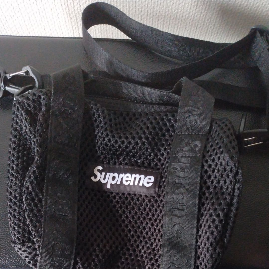 Supreme Mesh Mini Duffle Bag "Black" (25SS)