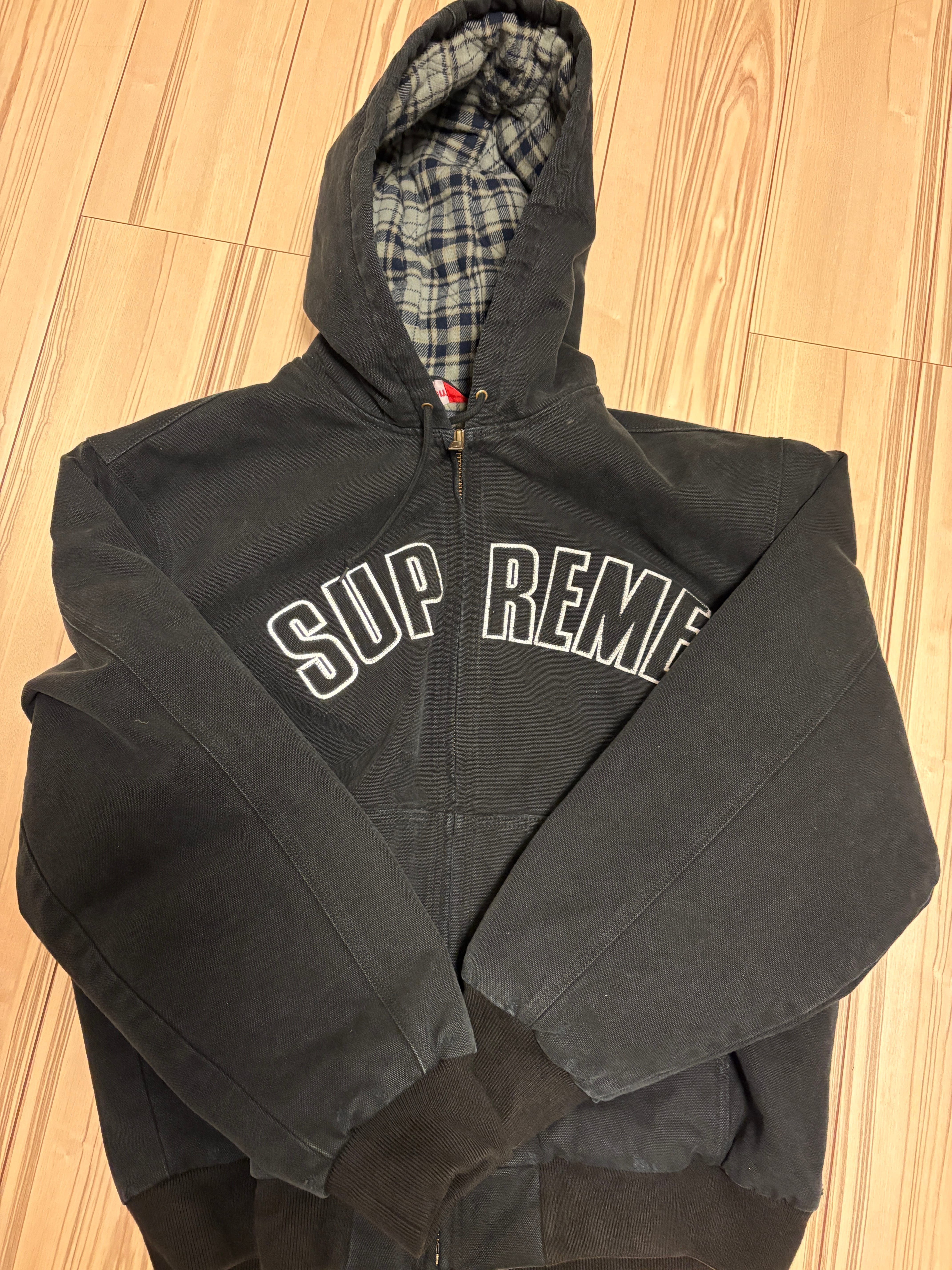 Supreme Reflective Arc Hooded Work Jacket 