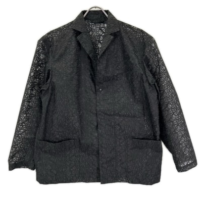 イッセイミヤケメン 16SS ME61FU178 ブラック 刺繍 ジャケット 3