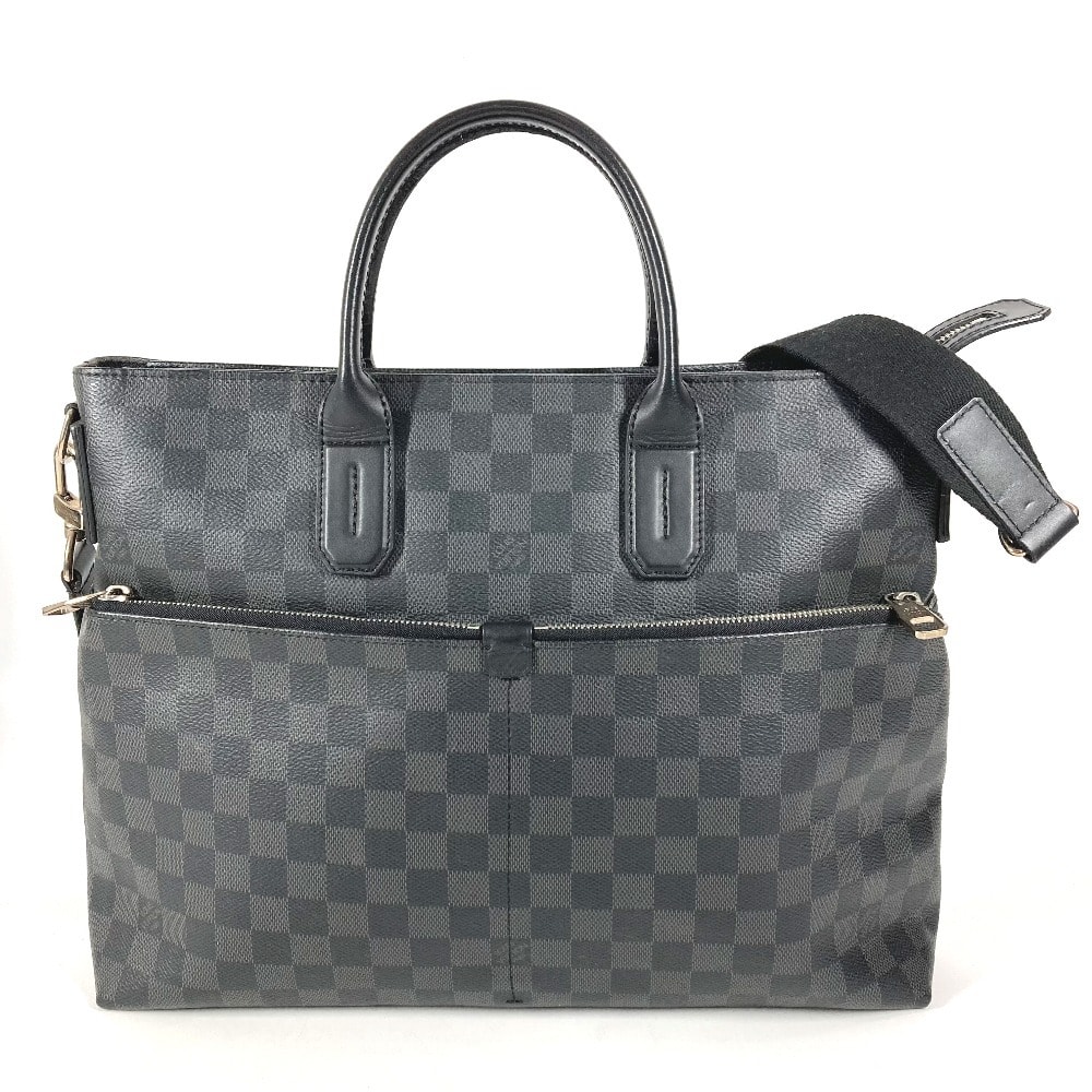 ルイヴィトン LOUIS VUITTON 7DW ブリーフケース セブンデイズ ア ウィーク N41564 ダミエ・グラフィット トートバッグ カバン ハンドバッグ ショルダーバッグ ビジネスバッグ ダミエグラフィットキャンバス ブラック
