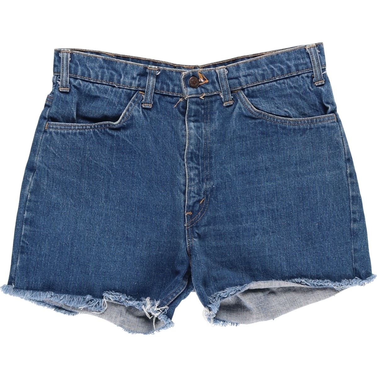 古着 リーバイス Levi's カットオフ オレンジタブ デニムショーツ ショートパンツ レディースXL(w31)相当 ヴィンテージ/eaa614885