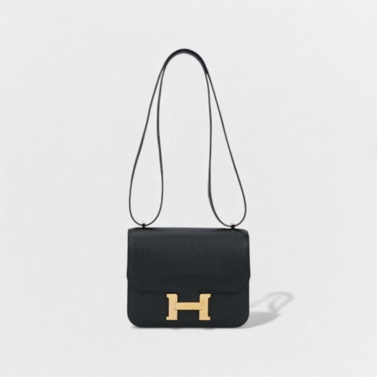 エルメス HERMES コンスタンス3 ミニ18 コンスタンス 3 ミニ18 バッグ ショルダーバッグ エプソン ノワール Noir ブラック Black 黒 ゴールド金具 コンスタンスミニ コンスタンス18 ヴォーエプソン