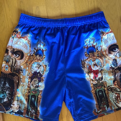 Supreme x Michael Jackson Dangerous Mesh Short "Royal"