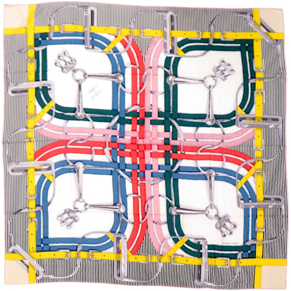 エルメス カレジェアン カレ140 MORS A JOUETS