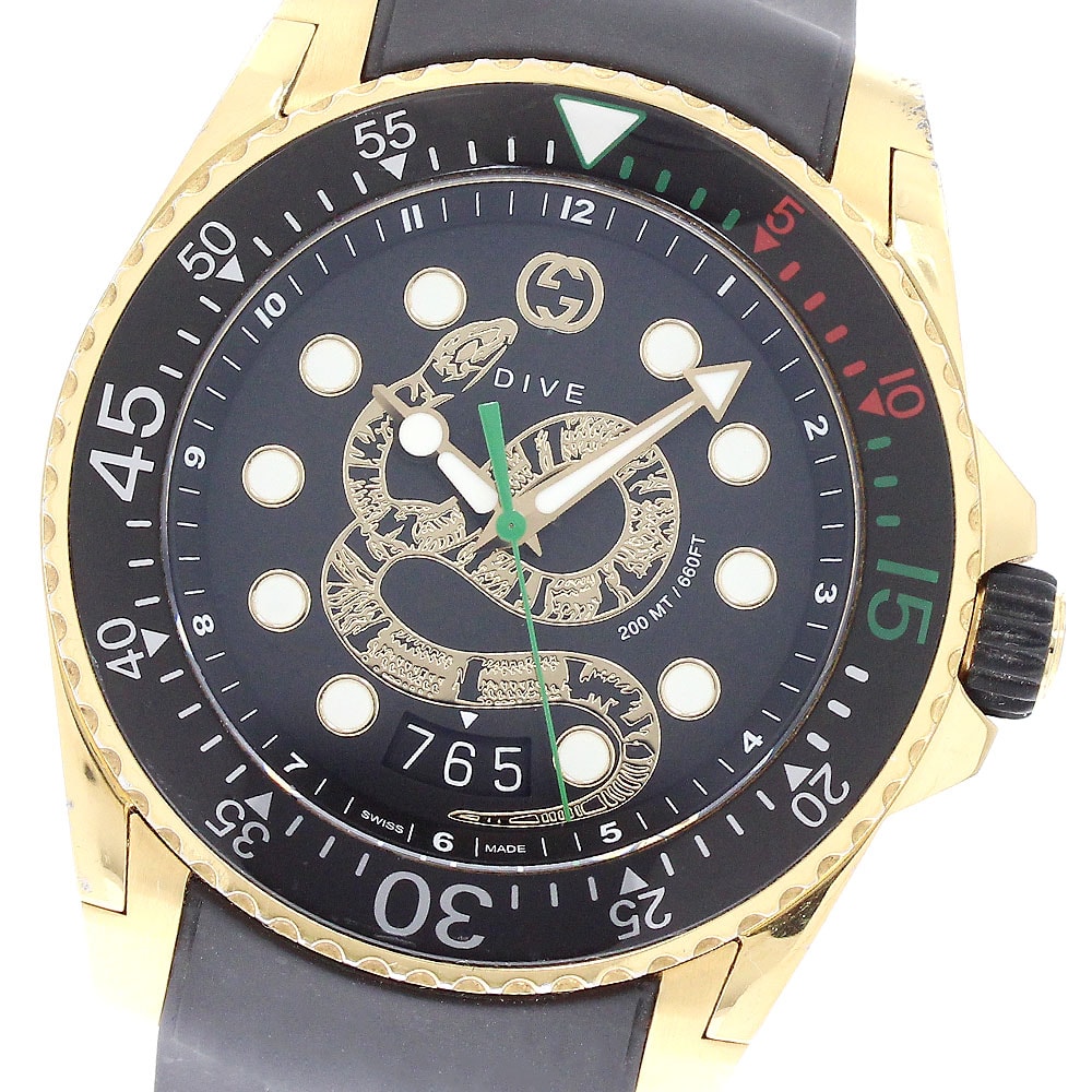 グッチ ダイヴ スネーク 136.2/YA136219 メンズ 【中古】