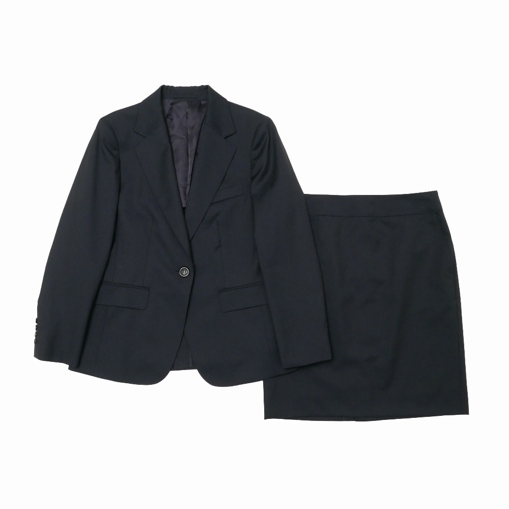 ■美品■BURBERRY バーバリー スカートスーツ サイズ40 テーラード ブレザー シングルジャケット タイトスカート ブランド古着【中古】20260715/RB0123