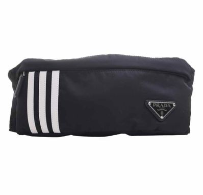 ADIDAS FOR PRADA RE-NYLON BELT BAG "Black"