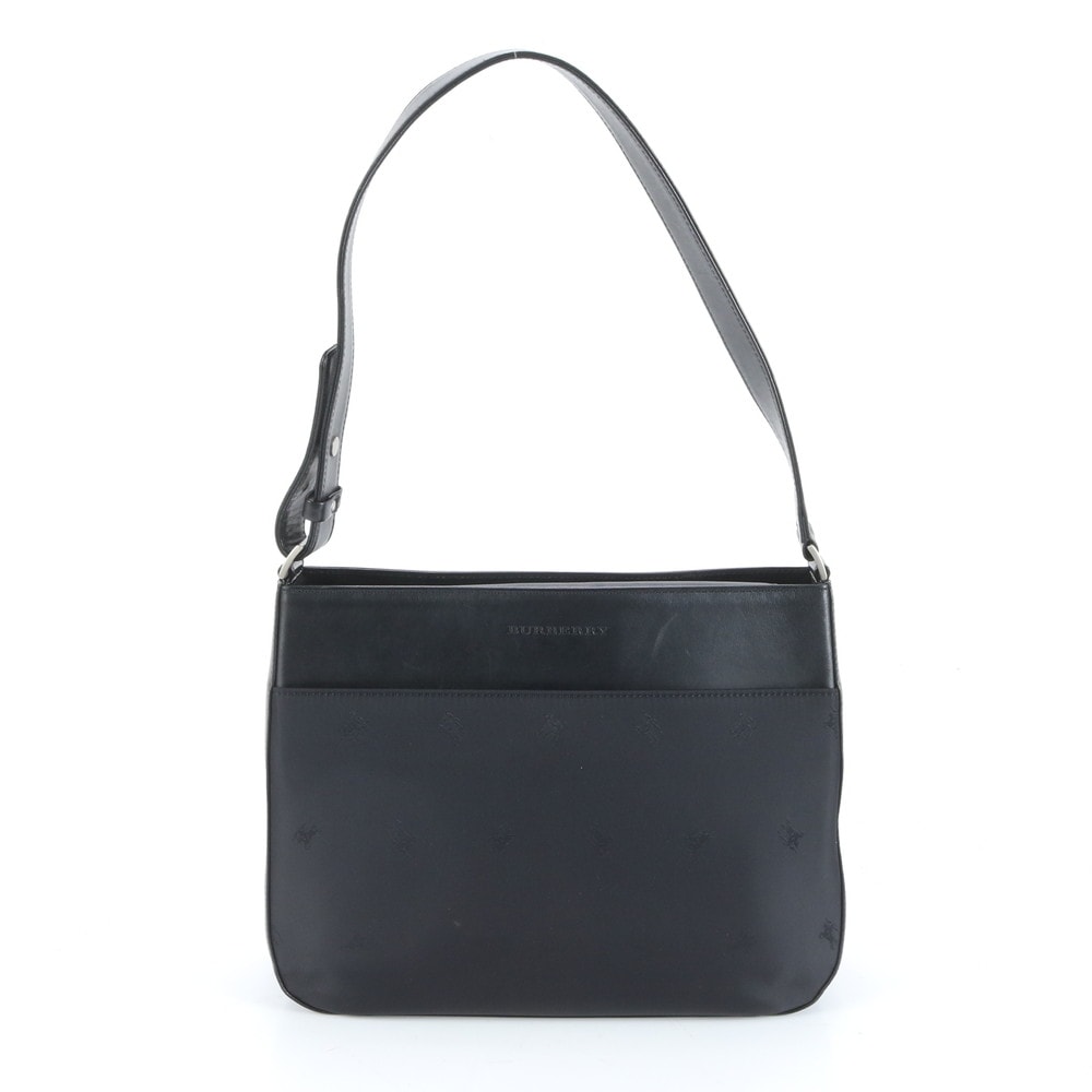 ■極美品 バーバリー ワンショルダーショルダーバッグ レザー×ナイロン