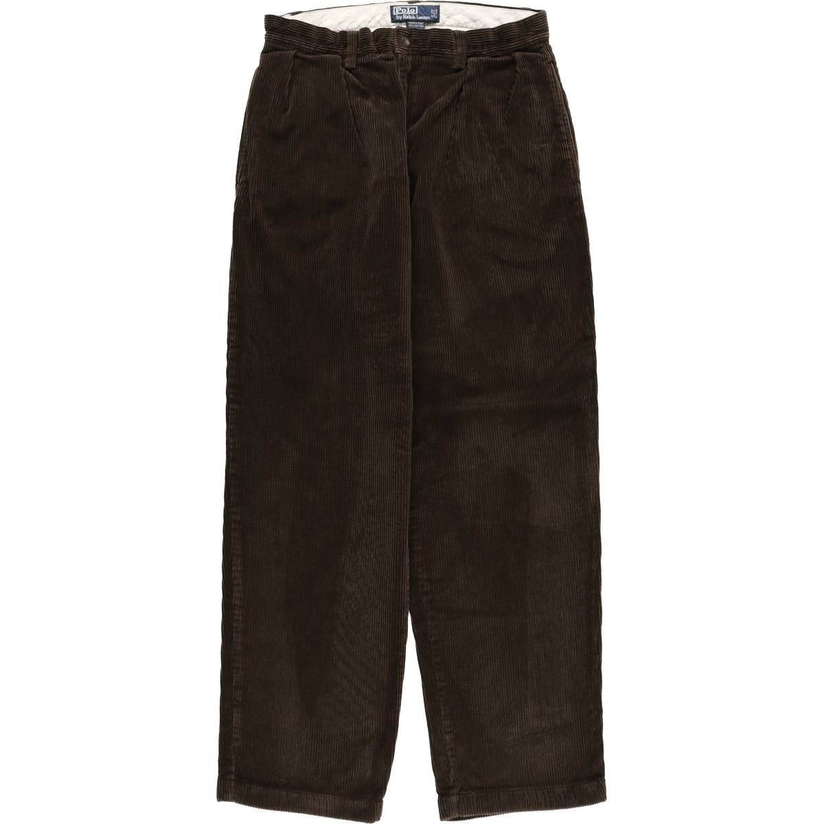 古着 ラルフローレン Ralph Lauren POLO by Ralph Lauren ANDREW PANT ツータック コーデュロイパンツ メンズw30相当/eaa627374