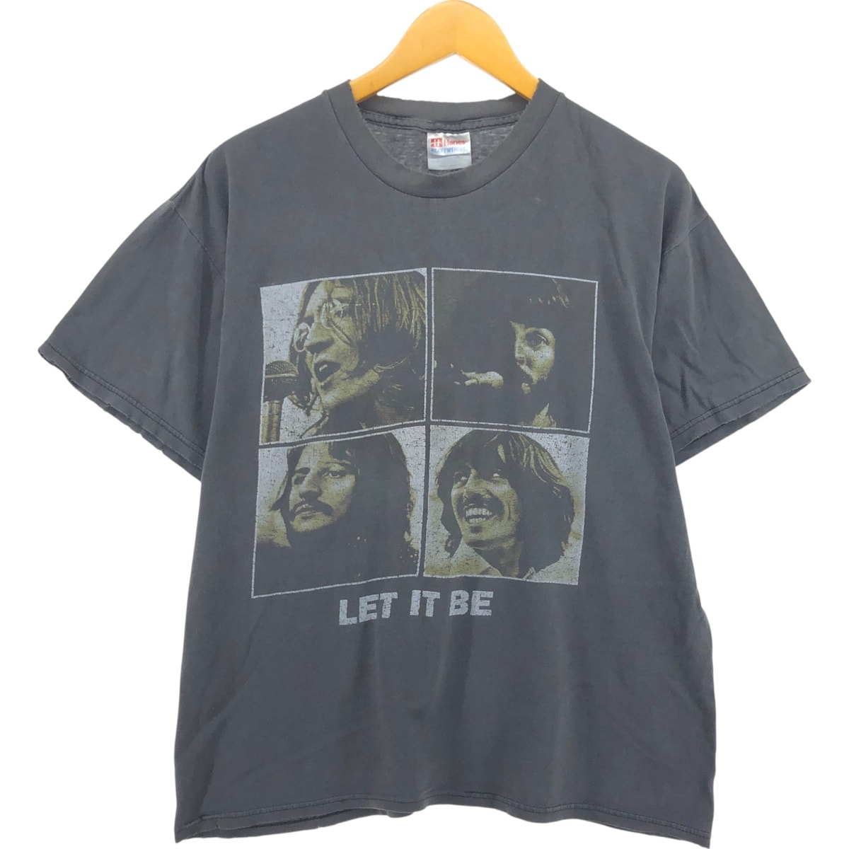 古着 ヘインズ Hanes THE BEATLES ザビートルズ バンドTシャツ バンT メンズL相当/eaa565234