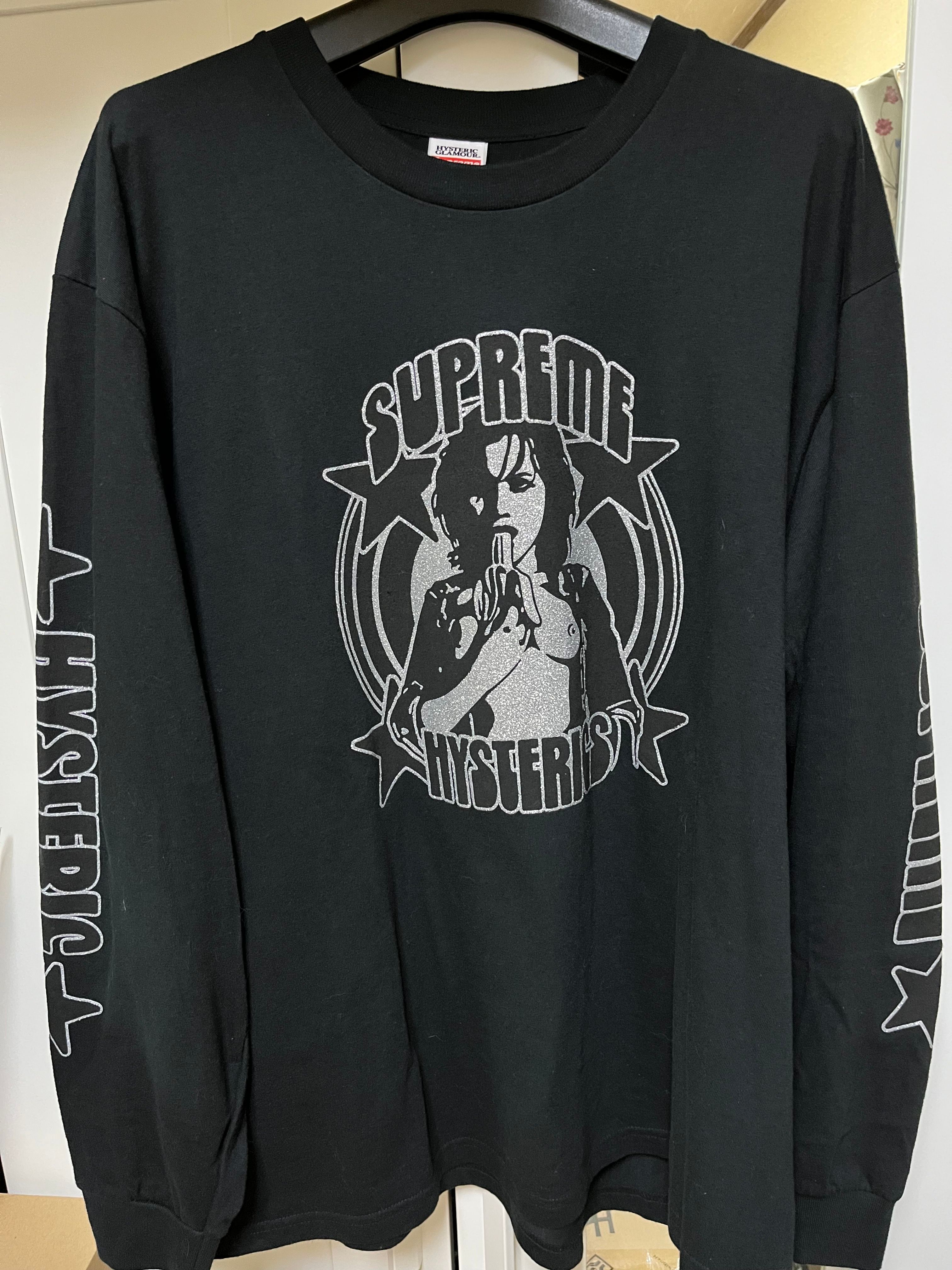 Supreme x HYSTERIC GLAMOUR L/S Tee "Black"
