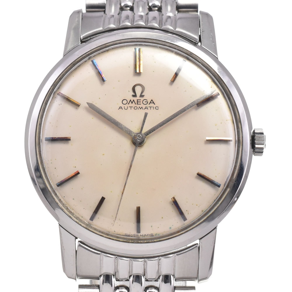 値下 オメガ OMEGA Ref.14771 SC-62 ヴィンテージ シーマスター Cal.552 シルバー 自動巻き メンズ 良品 腕時計 G#146679
