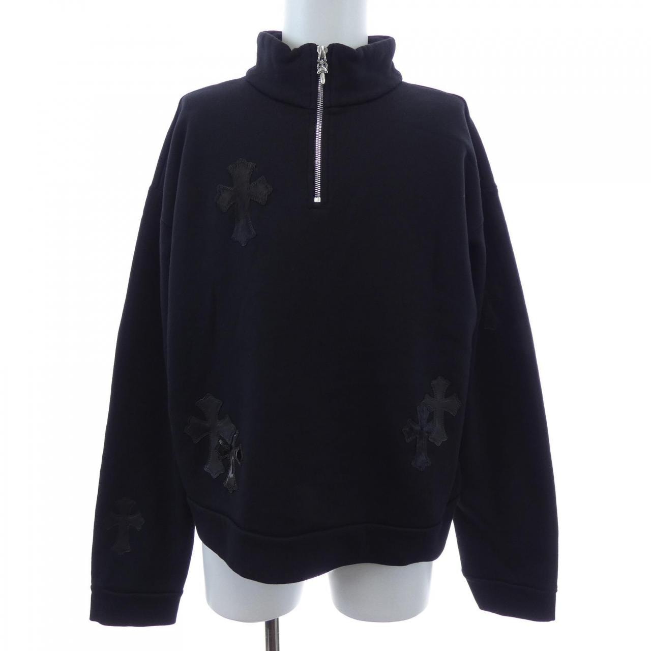 クロムハーツ CHROME HEARTS ハラコレザークロスパッチ 417192999******646 スウェット