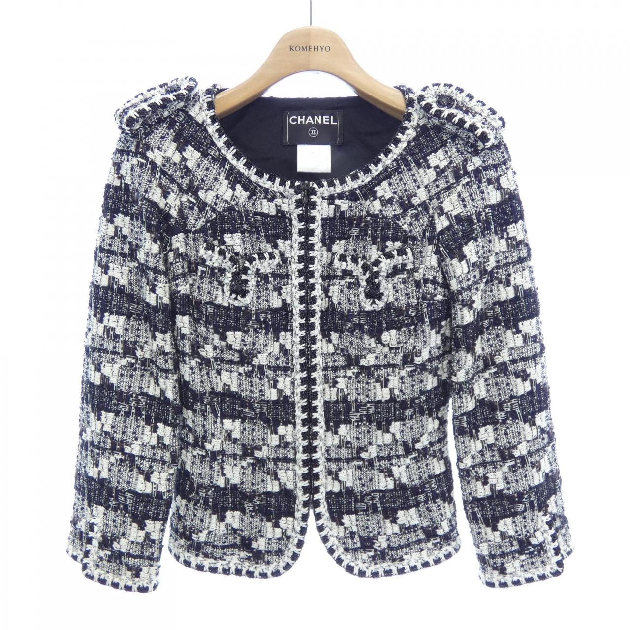 【ヴィンテージ】シャネル CHANEL P27771V17033 06C ノーカラージャケット