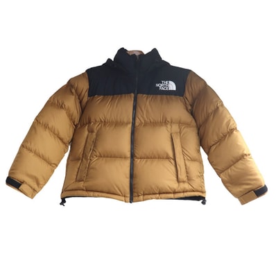 THE NORTH FACE ザ・ノースフェイス ショート ヌプシ ジャケット ダウンジャケット ブラウン NDW91952 M レディース【中古】