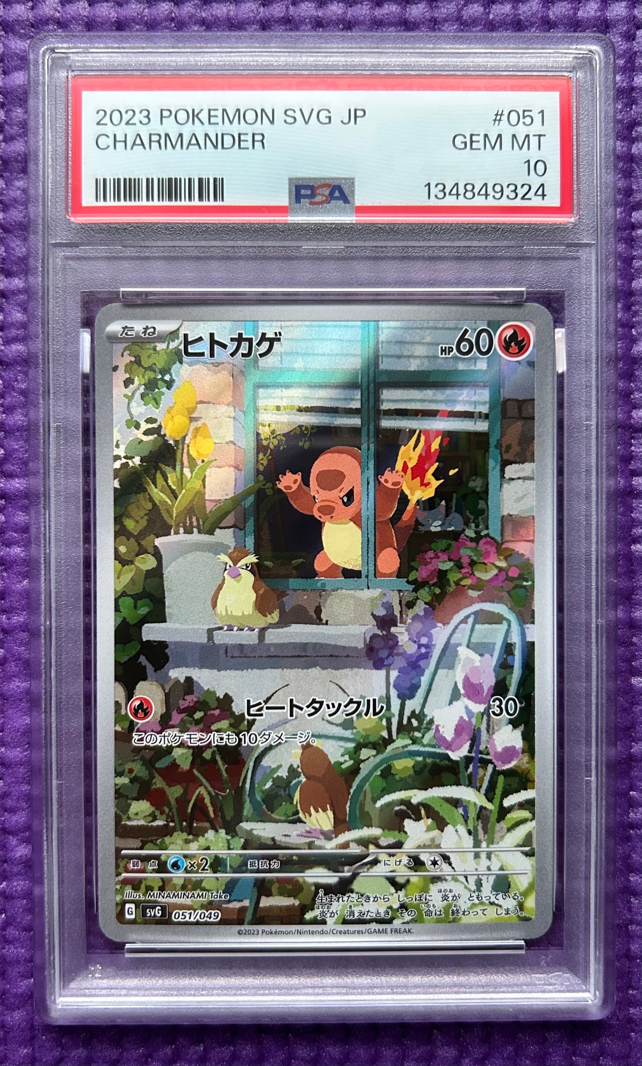 ヒトカゲ :フルイラスト [SVG 051/049](スペシャルデッキセットex「フシギバナ・リザードン・カメックス」)