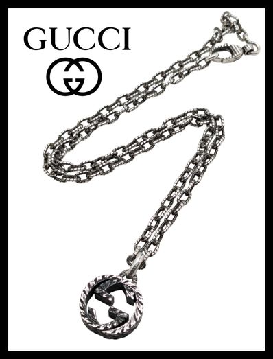 GUCCI Interlocking G Pendant Necklace