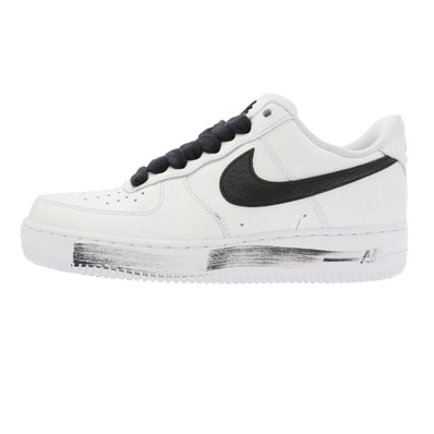 NIKE ナイキ スニーカー DD3223-100 × PEACEMINUSONE ピースマイナスワン 【フェイクバスターズ鑑定済】Air Force 1 Low Para-noise White Black G-DRAGON【新古品】【未使用】【中古】