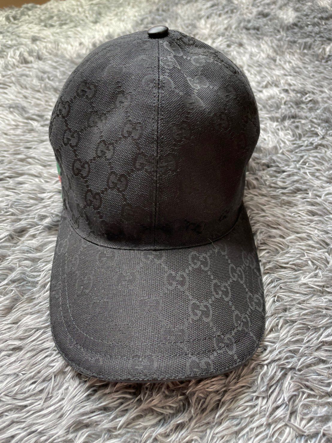 GUCCI Original GG Canvas Baseball Cap "Black"