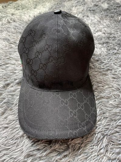 GUCCI Original GG Canvas Baseball Cap "Black"