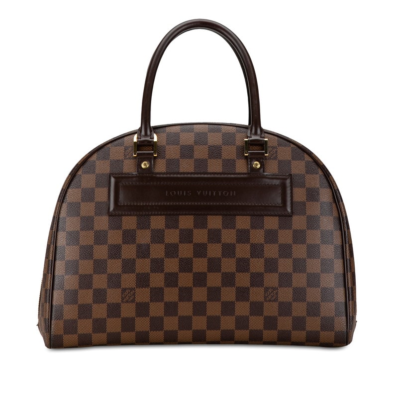 ルイ ヴィトン ダミエ ノリータ ハンドバッグ N41455  ブラウン PVC レザー レディース LOUIS VUITTON 【中古】