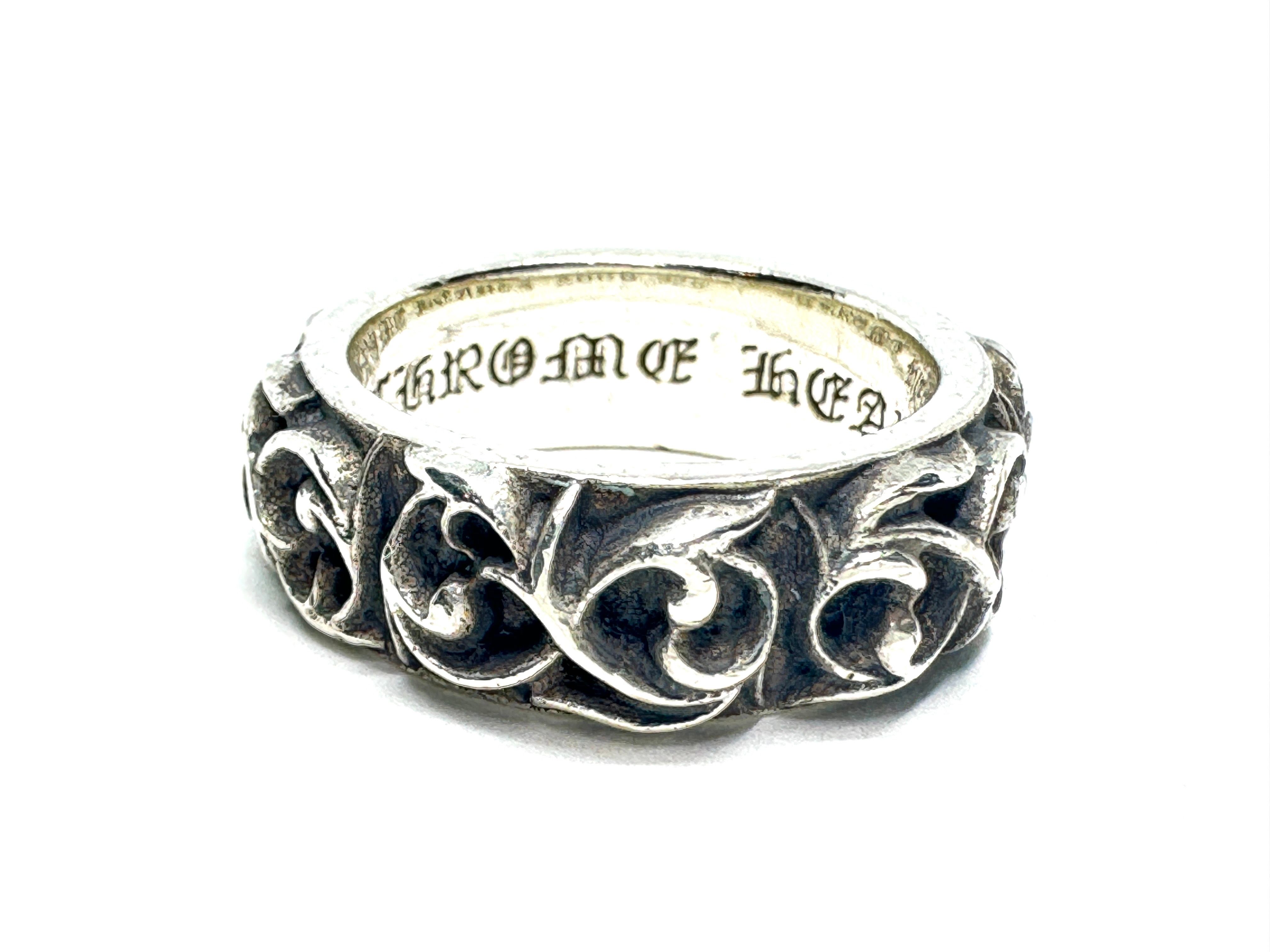 Chrome Hearts Eternity Vine Band Ring "Silver"