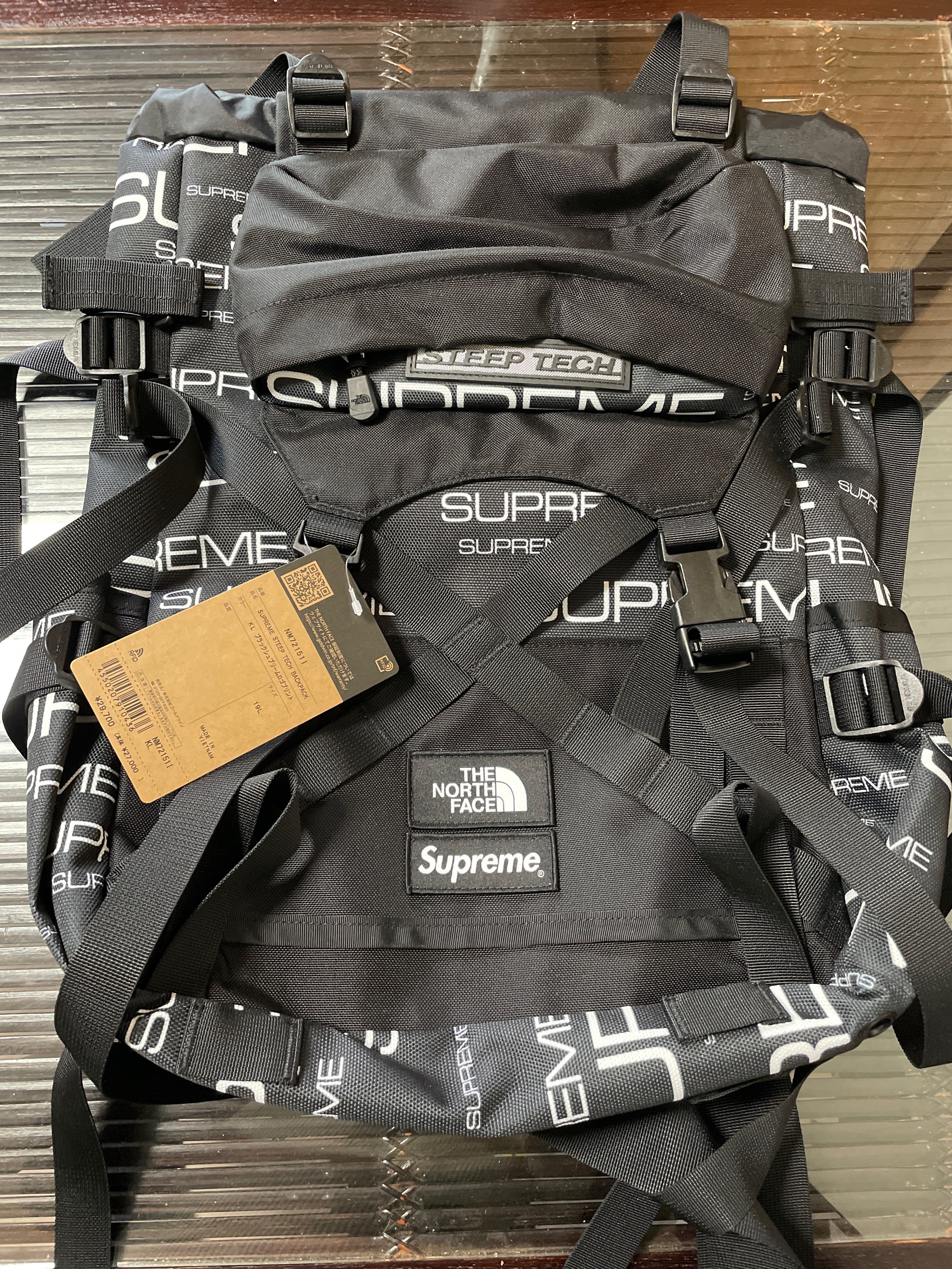 Supreme x The North Face Steep Tech Backpack "Black"