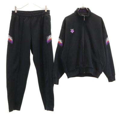 DESCENTE デサント 90s オールド トラックジャケット 上下セットアップ L ブラック ジャージ