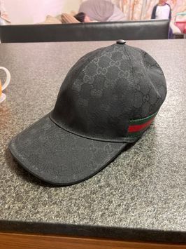 GUCCI Original GG Canvas Baseball Cap "Black"