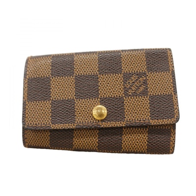 ★SALE【6eb1577】ルイヴィトン キーケース ダミエ ミュルティクレ6 N62630 エベヌ【中古】メンズ レディース ユニセックス