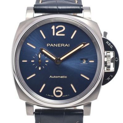 パネライ PANERAI PAM00927 ルミノール ドゥエ ブルー 自動巻き メンズ 美品 箱・保証書付き 腕時計 J#147937