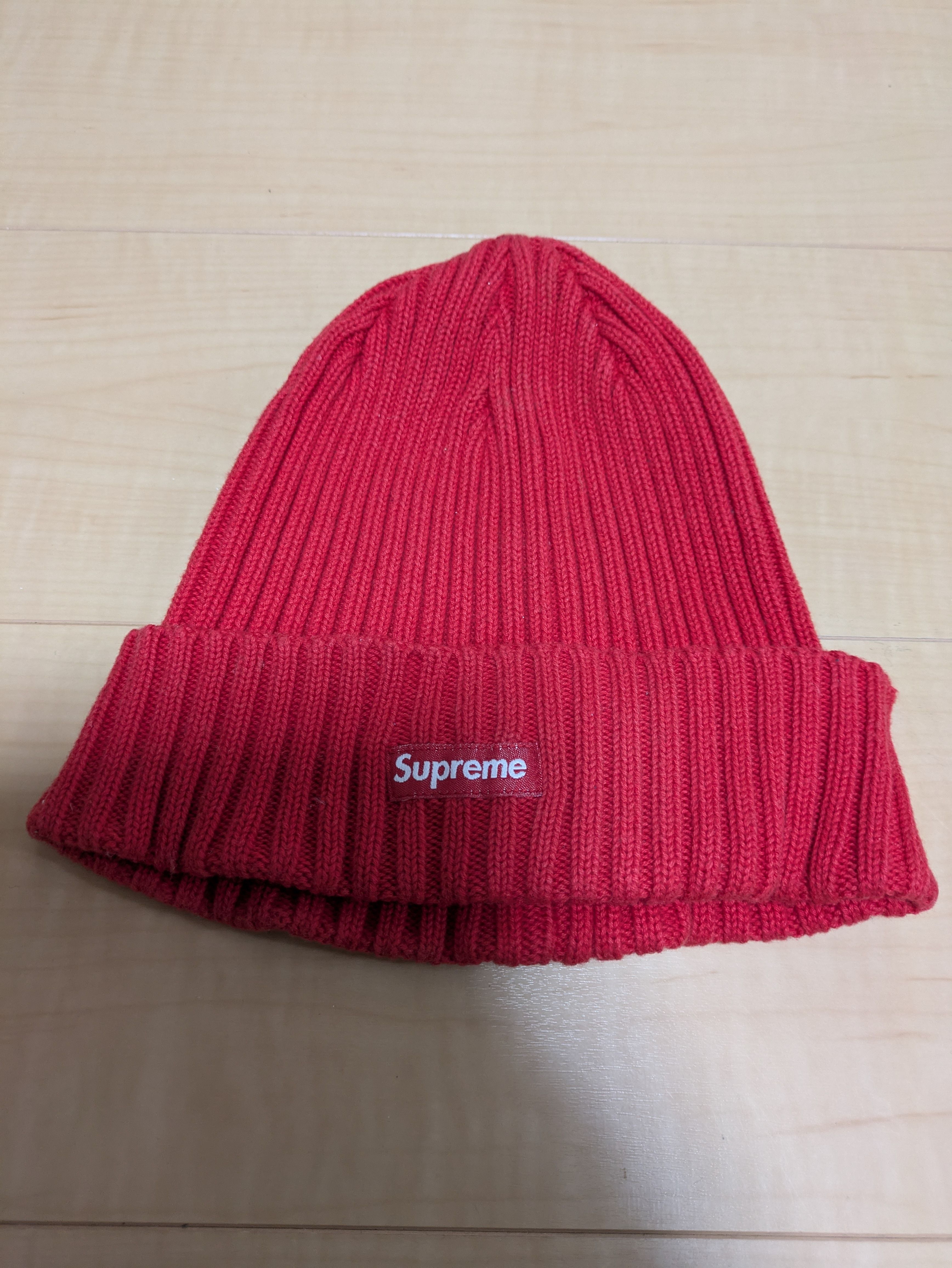 Supreme SS21 Overdyed Beanie "Red"(21SS)