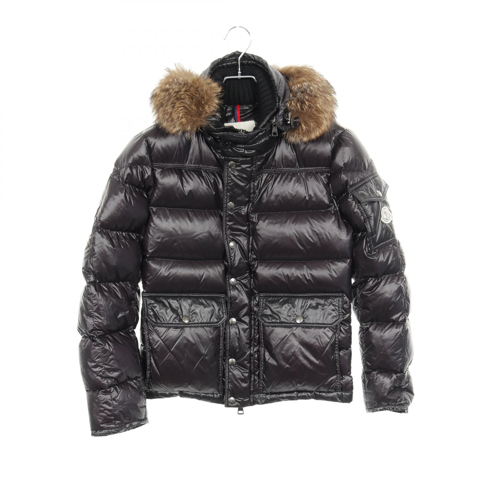 モンクレール MONCLER HUBERT ダウンジャケット 衣料品 アウター ナイロン メンズ ブラック系 4193215 【中古】