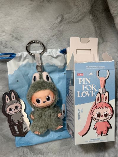 POP MART THE MONSTERS (LABUBU) Pin for Love Series-Vinyl Plush Pendant (N-Z) ! (Secret)