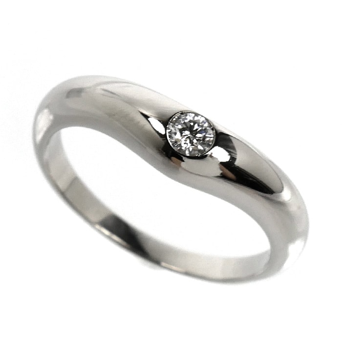 BVLGARI ブルガリ Pt950プラチナ フェディ リング・指輪 350458 ダイヤモンド 6号 3.7g レディース【中古】