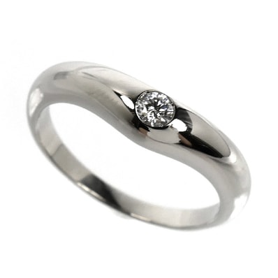 BVLGARI ブルガリ Pt950プラチナ フェディ リング・指輪 350458 ダイヤモンド 6号 3.7g レディース【中古】