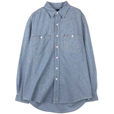 古着 90年代 ギャップ GAP オールドギャップ 長袖 コットンシャツ カナダ製 メンズM相当 ヴィンテージ/eaa652137