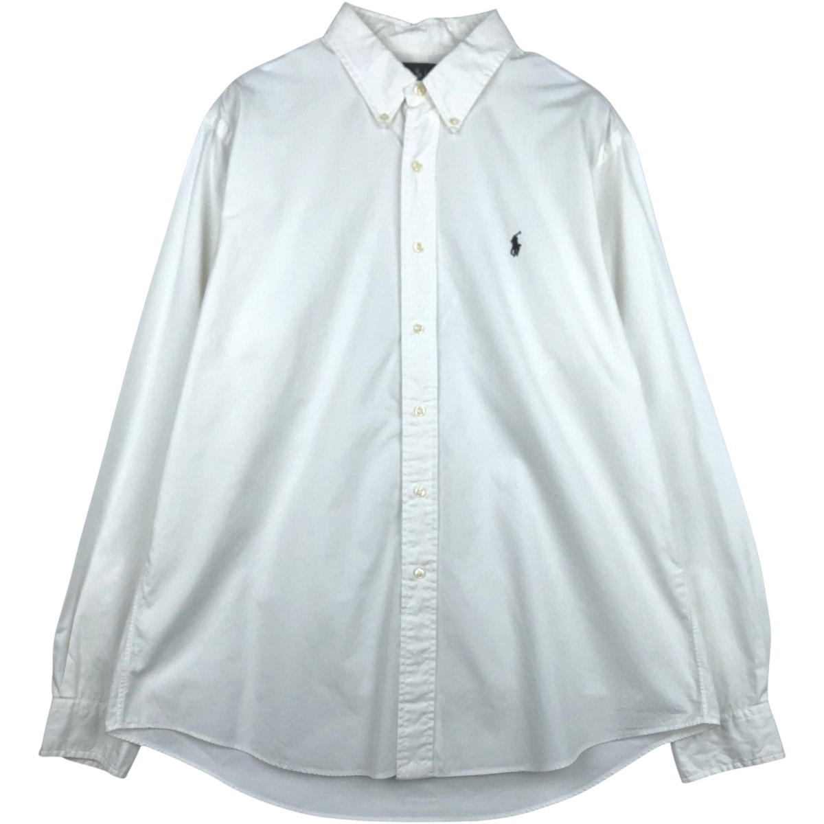 古着 ラルフローレン Ralph Lauren CUSTOM FIT 長袖 ボタンダウンシャツ メンズXL相当/eaa643444