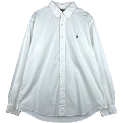 古着 ラルフローレン Ralph Lauren CUSTOM FIT 長袖 ボタンダウンシャツ メンズXL相当/eaa643444