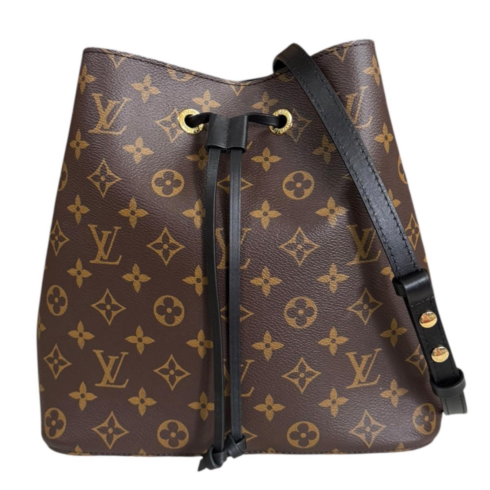 ルイヴィトン ネオノエ モノグラム ショルダーバッグ モノグラムキャンバス M44020 ブラウン レディース LOUIS VUITTON  中古