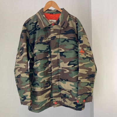 Stussy(ステューシー) OUT DOOR アウトドア カモフラ ジャケット サイズM カモフラ
