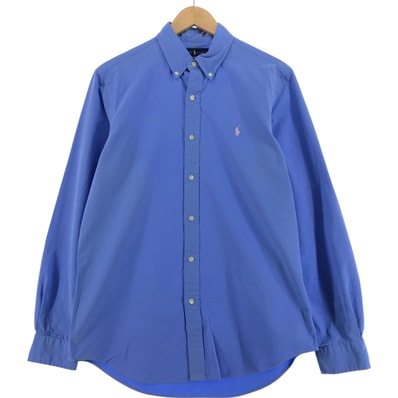古着 ラルフローレン Ralph Lauren CLASSIC FIT 長袖 ボタンダウンシャツ メンズM相当/eaa513271