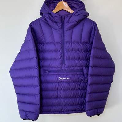 Supreme Micro Down Half Zip Hooded Pullover "Purple" (20FW)