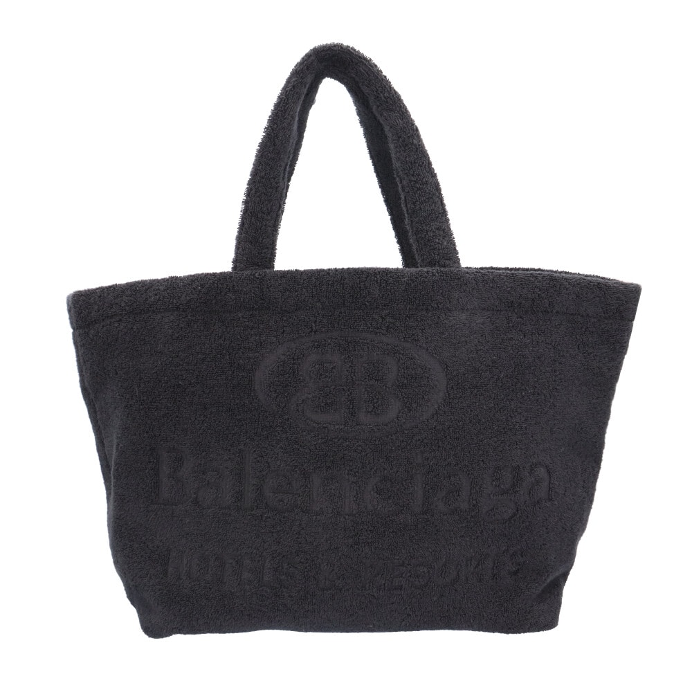 バレンシアガ ジャンボラージトートバッグ トートバッグ ファブリック 743152 ブラック レディース BALENCIAGA  中古